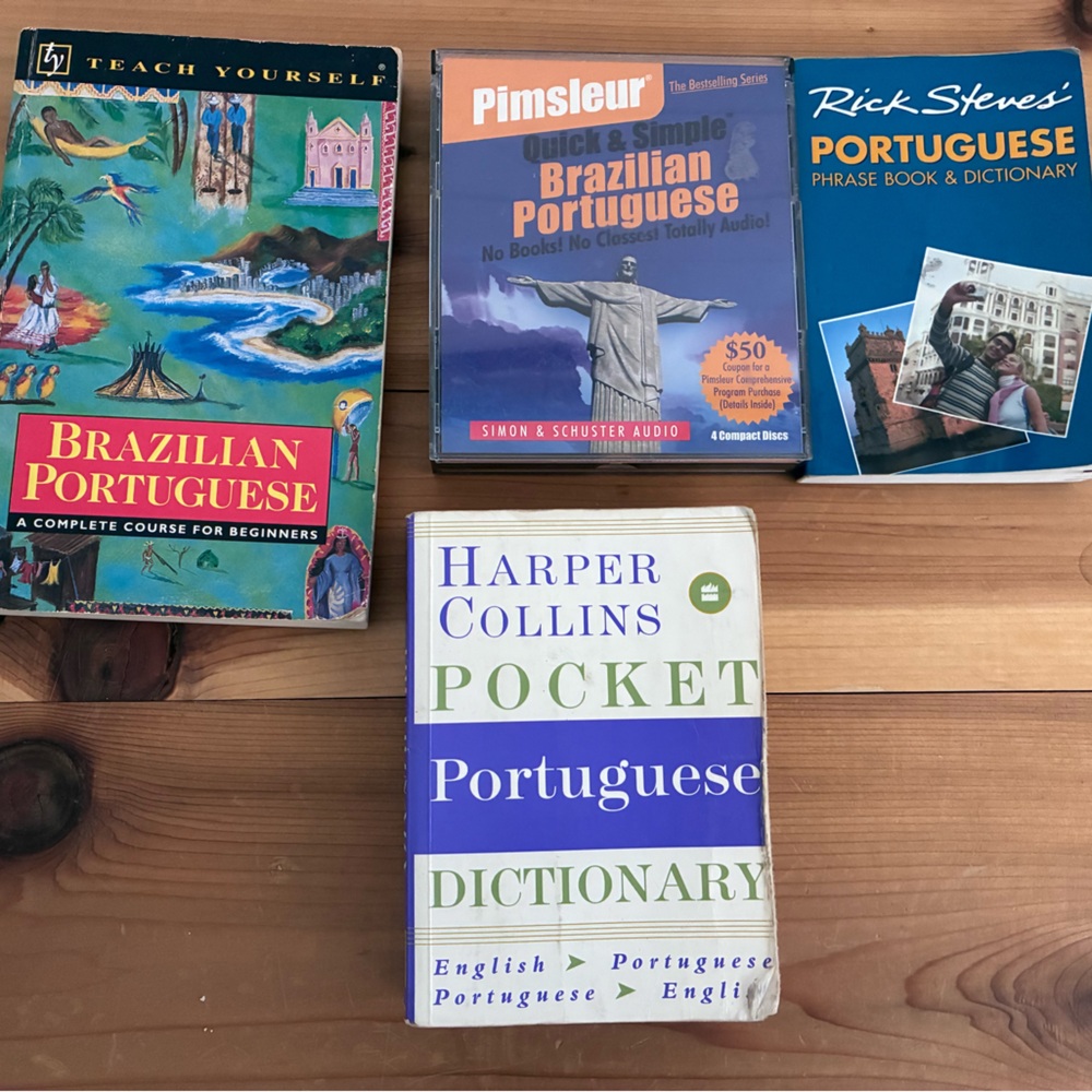 Portuguese Language Learning Book and Audio Set